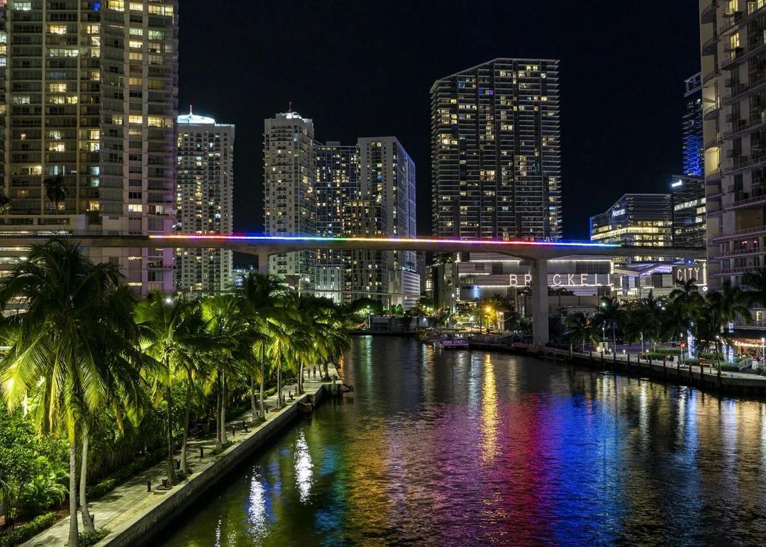 Miami River Downtown View